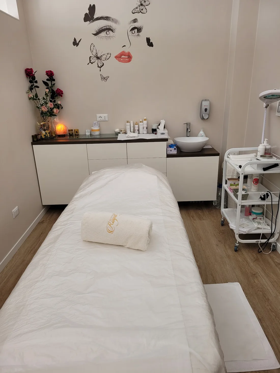 La cabina dei trattamenti di Estetica Royal
