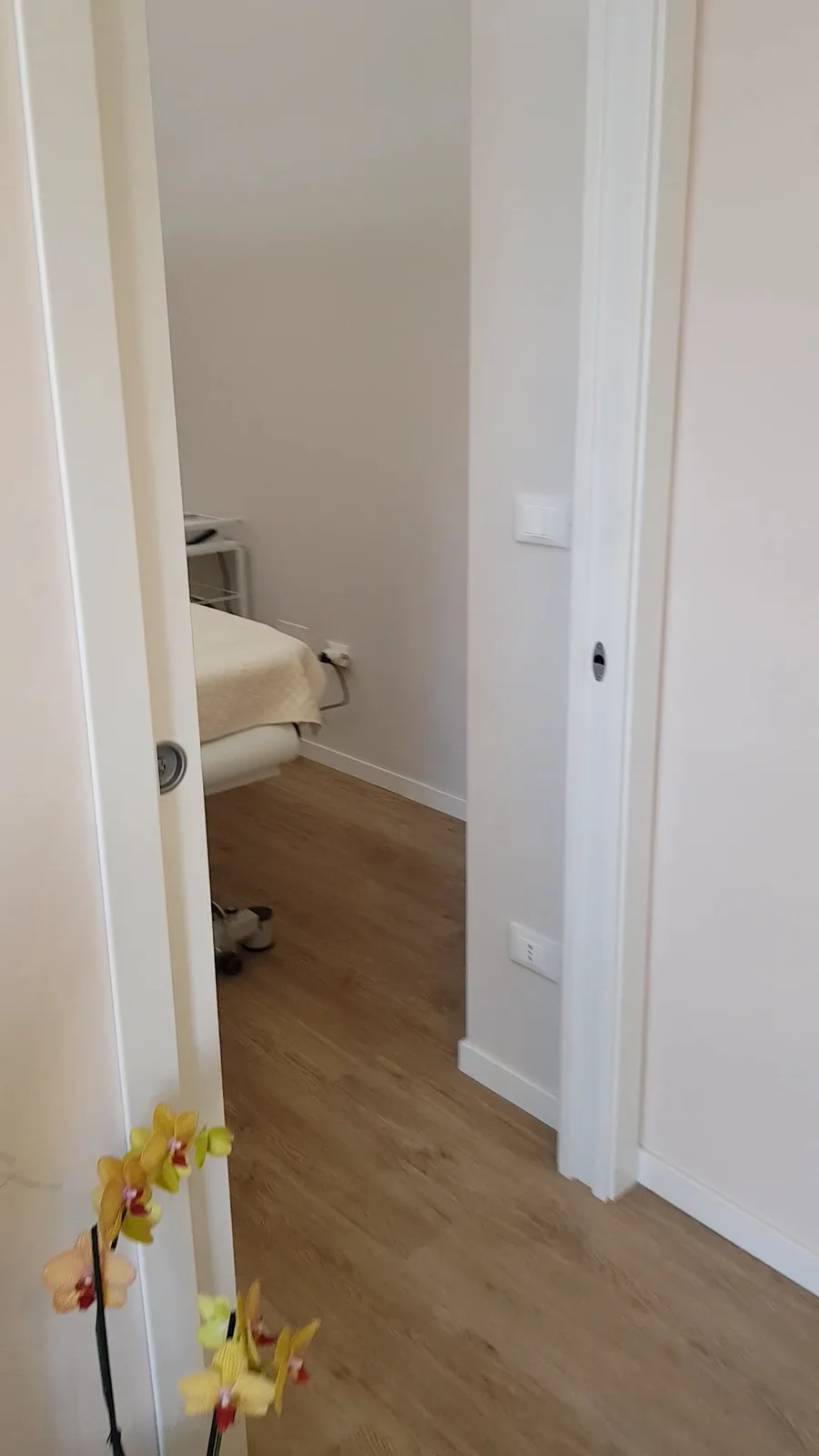 Il corridoio verso le cabine